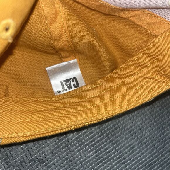 CAT Caterpillar Established 1925 Embroidered Adjustable Cap Yellow - Picture 14 of 15